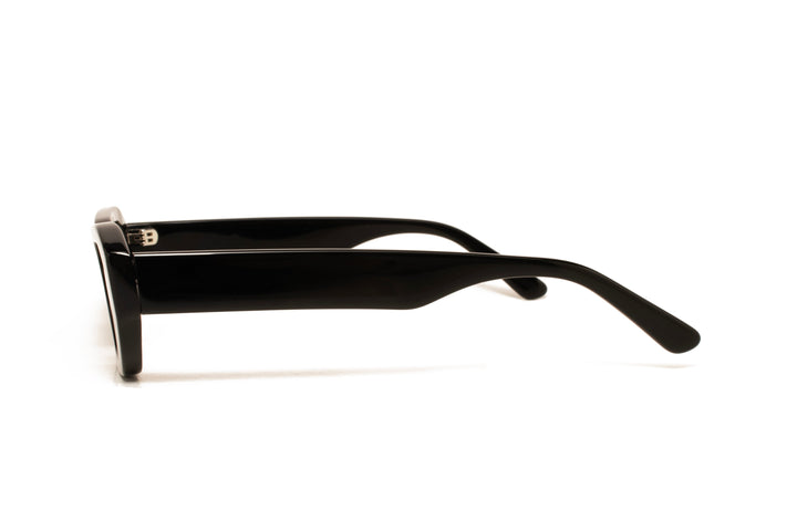 ESME black / grey polarized cat-eye sunglasses, side view