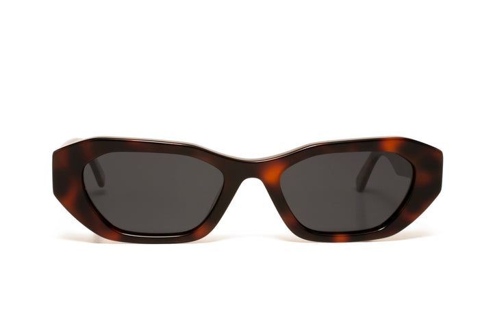 ESME tortoise / grey polarized cat-eye sunglasses, front view