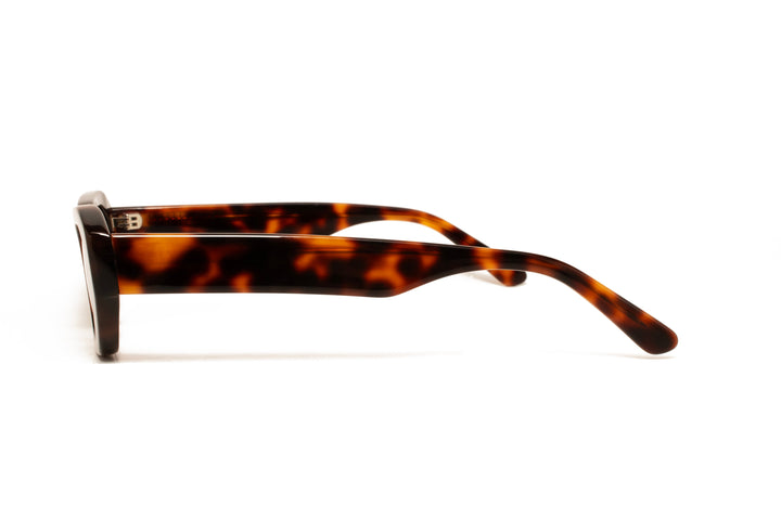 ESME tortoise / grey polarized cat-eye sunglasses, side view