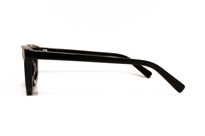 ASPEN black / grey polarized square sunglasses, side view