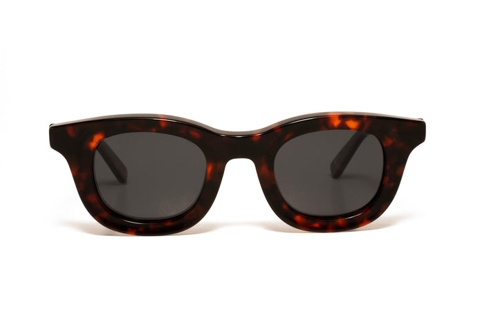 ASPEN tortoise / grey polarized square sunglasses, front view