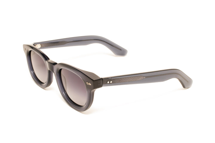 SOLSTICE crystal grey / grey polarized square sunglasses, top view