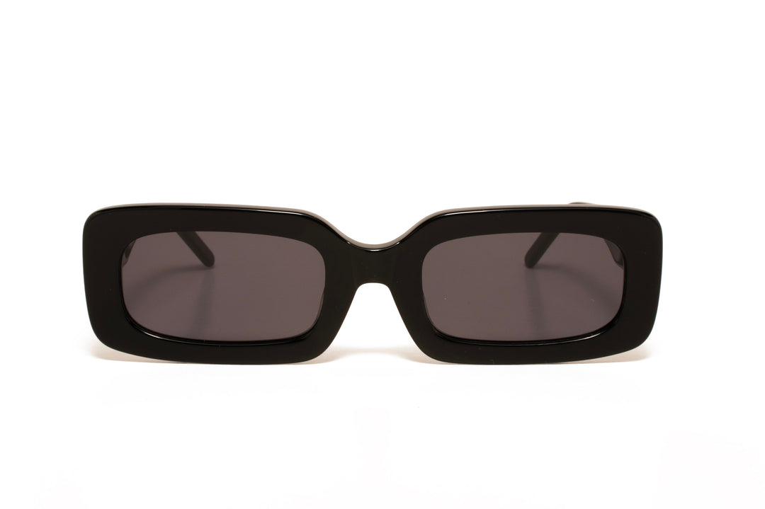 ISLA black / grey  rectangle sunglasses, front view