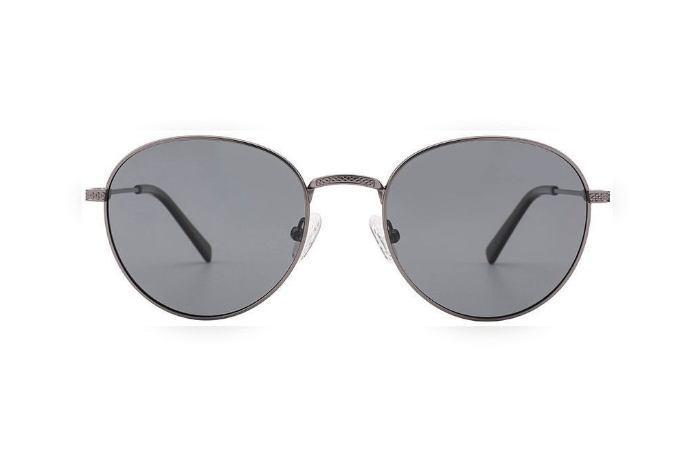RUBY m.gun polarized round sunglasses, front view