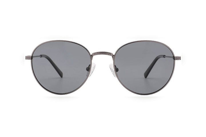 RUBY m.gun polarized round sunglasses, front view