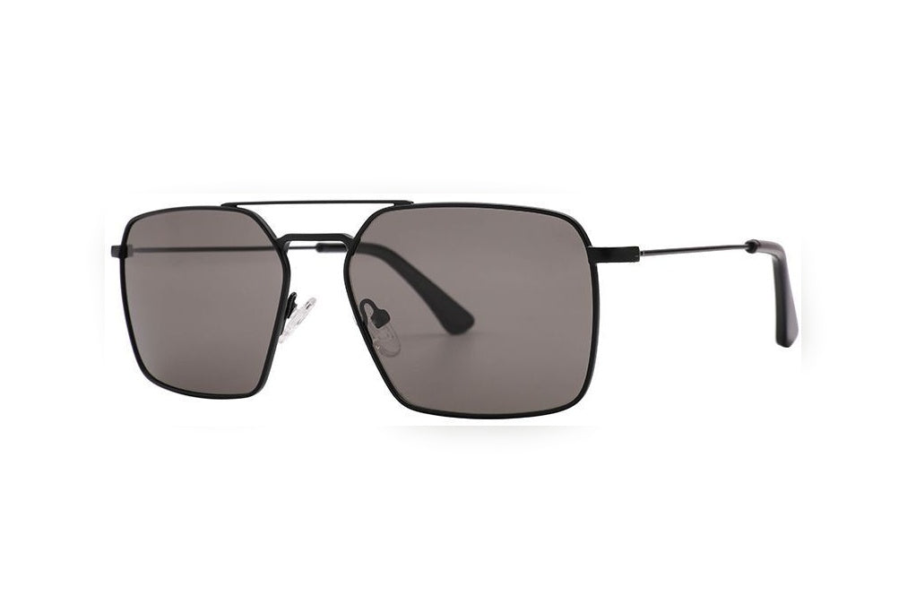 VALEN m.black polarized rectangle sunglasses, top view