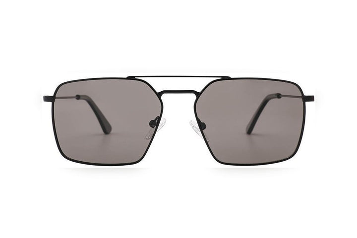 VALEN m.black polarized rectangle sunglasses, front view