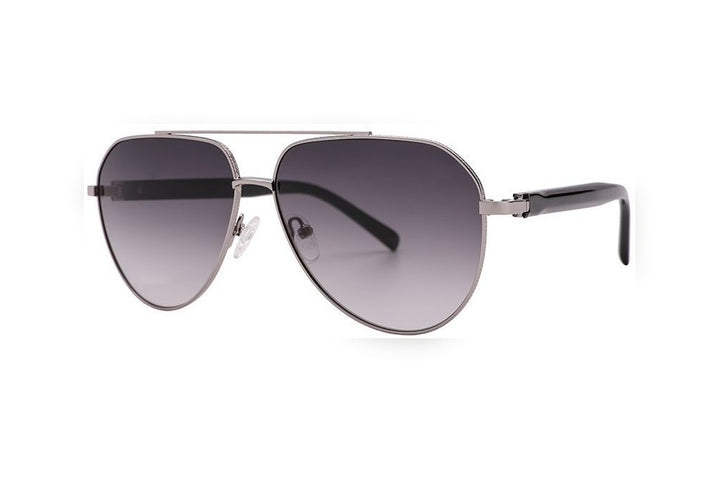 GREY s.l.gun polarized aviator sunglasses, top view