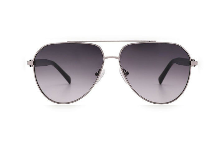 GREY s.l.gun polarized aviator sunglasses, front view