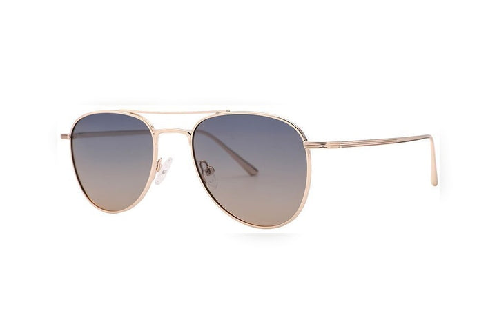 SABINE s.gold polarized aviator sunglasses, top view