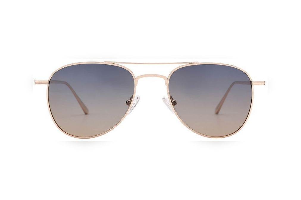SABINE s.gold polarized aviator sunglasses, front view