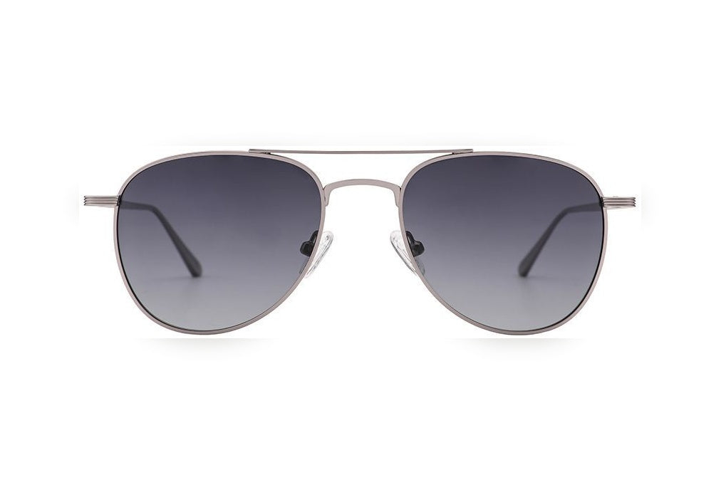SABINE m.l.gun polarized aviator sunglasses, front view