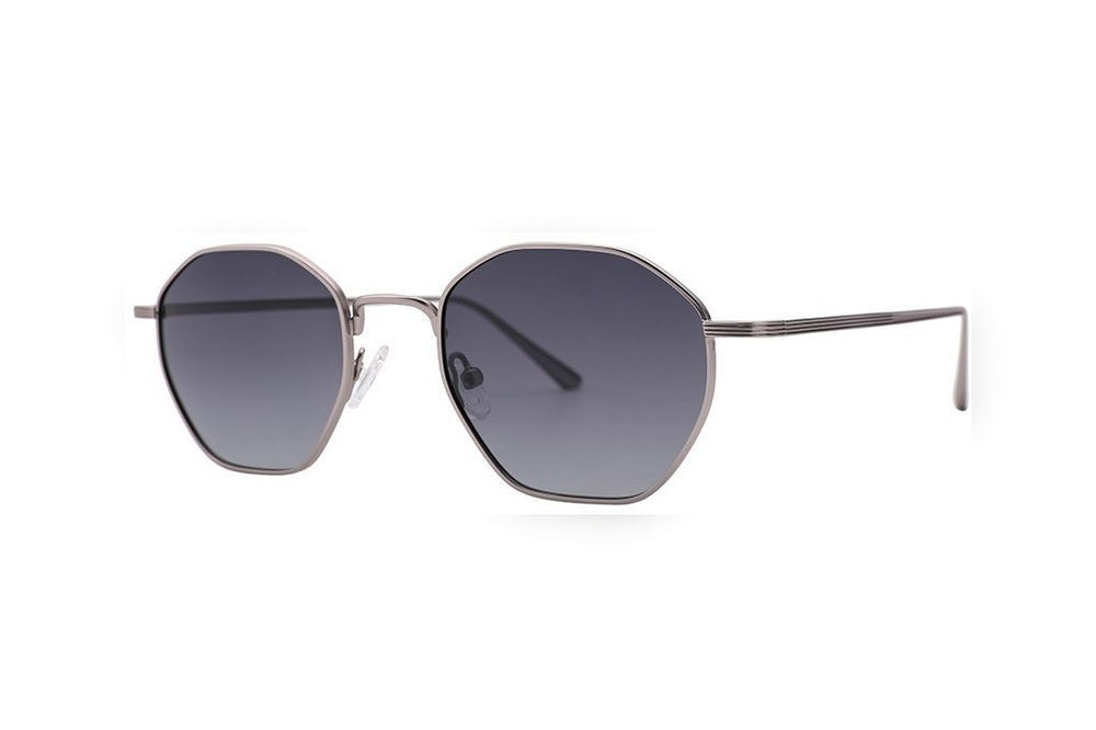 REMY m.l.gun polarized round sunglasses, top view
