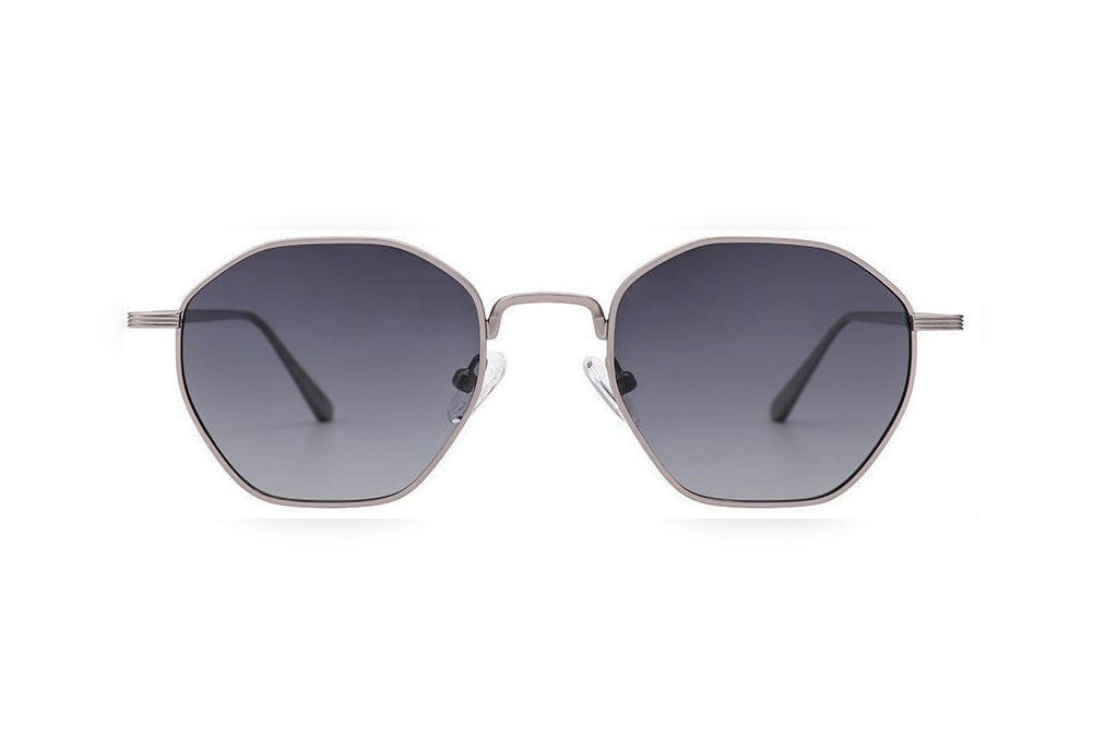 REMY m.l.gun polarized round sunglasses, front view