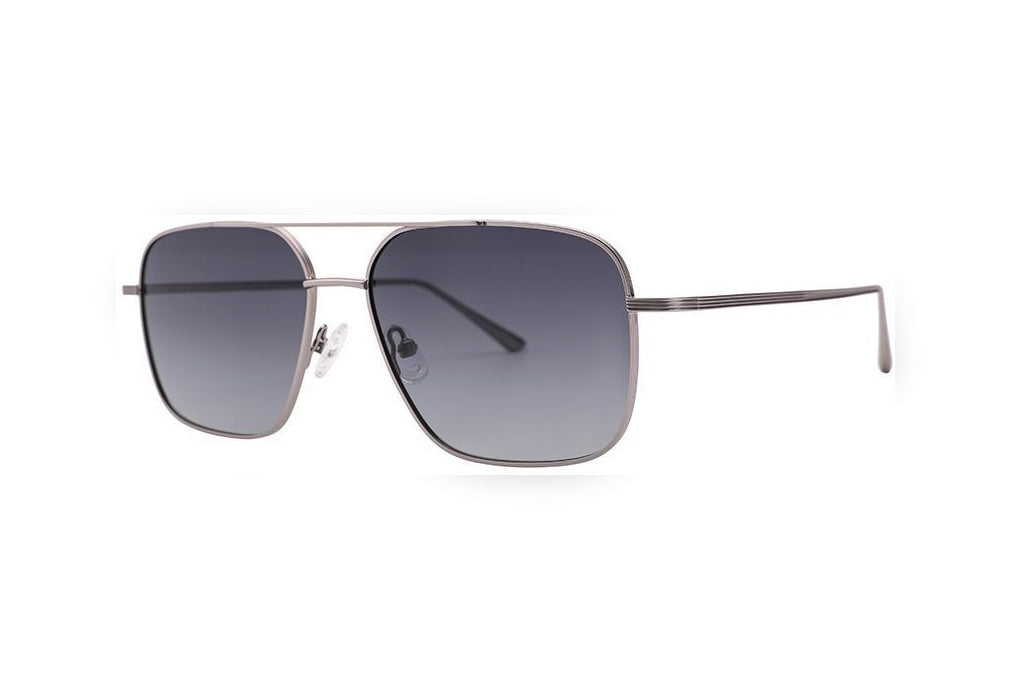 ROWAN m.l.gun polarized aviator sunglasses, top view
