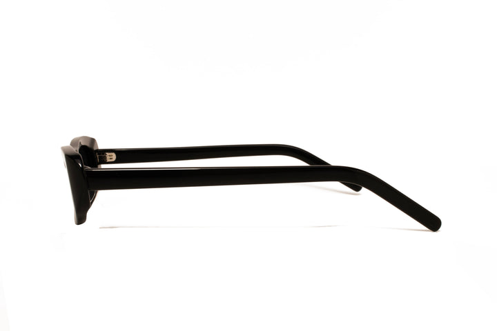 BLAIR black / grey polarized cat-eye sunglasses, side view