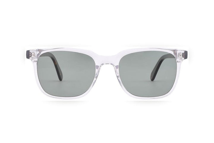 KIAN crystal polarized rectangle sunglasses, front view