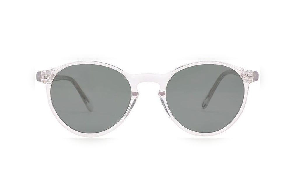OPAL crystal polarized round sunglasses, front view