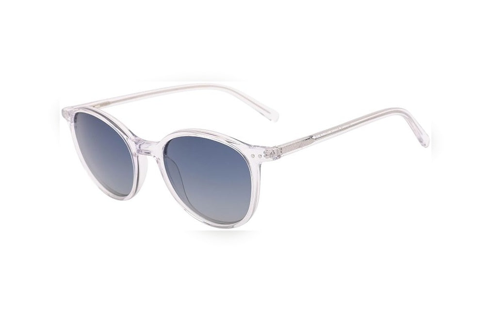 AREON crystal polarized round sunglasses, top view
