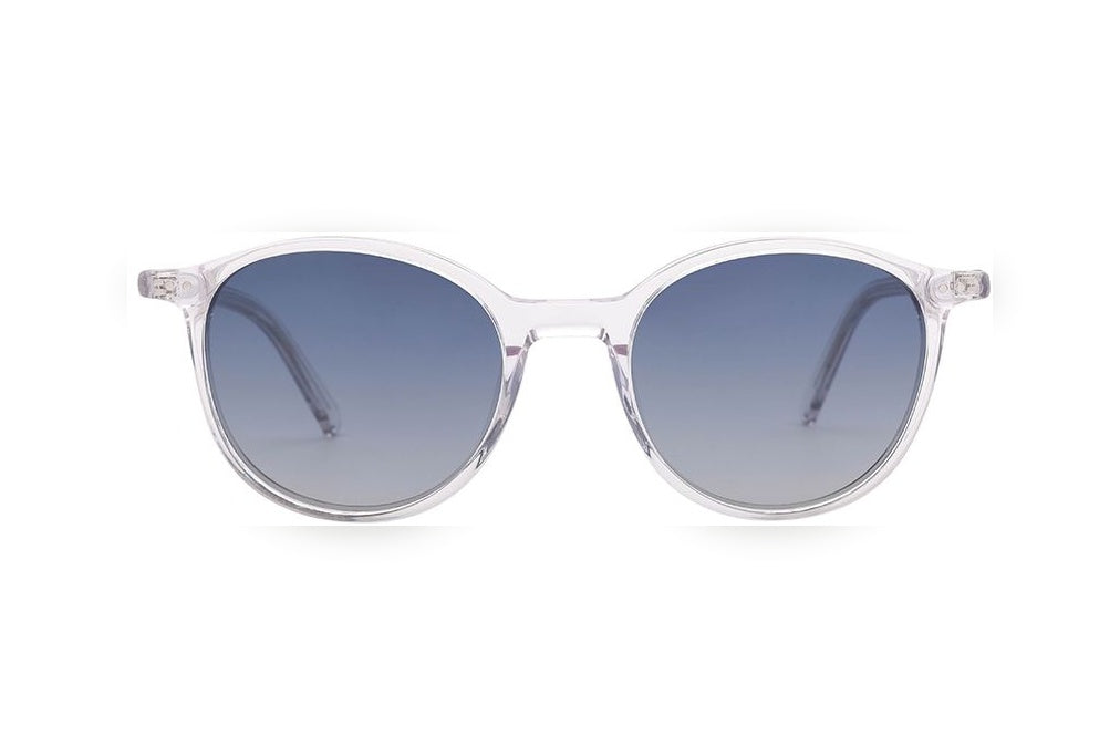 AREON crystal polarized round sunglasses, front view