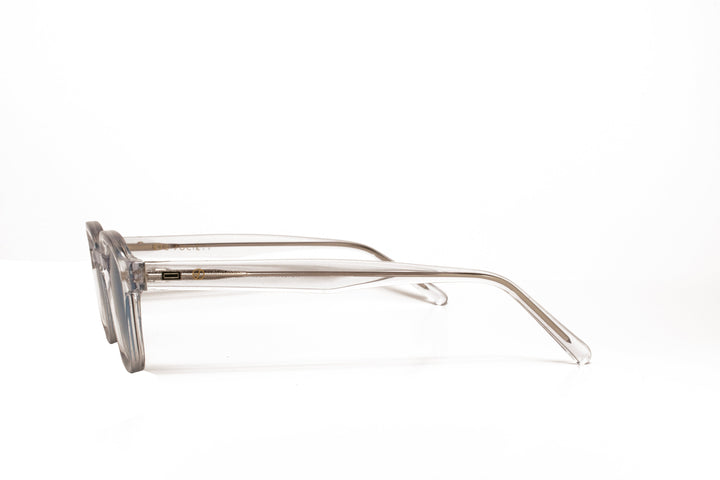 CORAL crystal polarized round sunglasses, side view