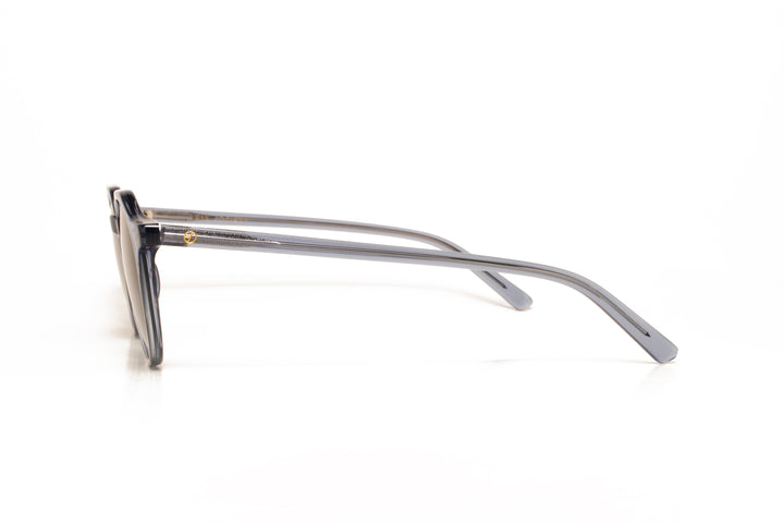 FOREST navy crystal polarized round sunglasses, side view