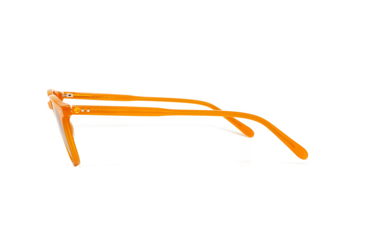 COVE orange polarized round sunglasses, side view