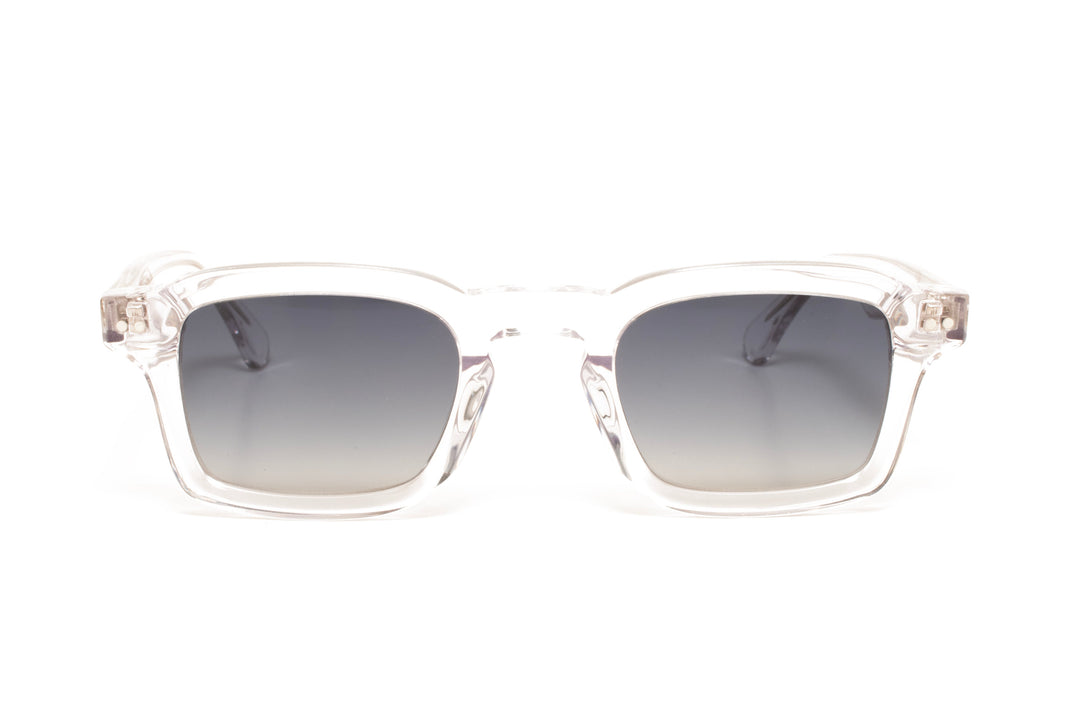 ELIO crystal polarized rectangle sunglasses, front view