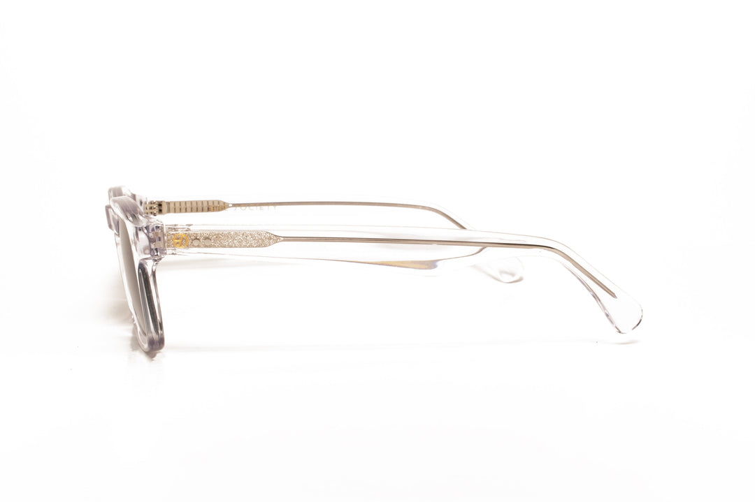 ELIO crystal polarized rectangle sunglasses, side view