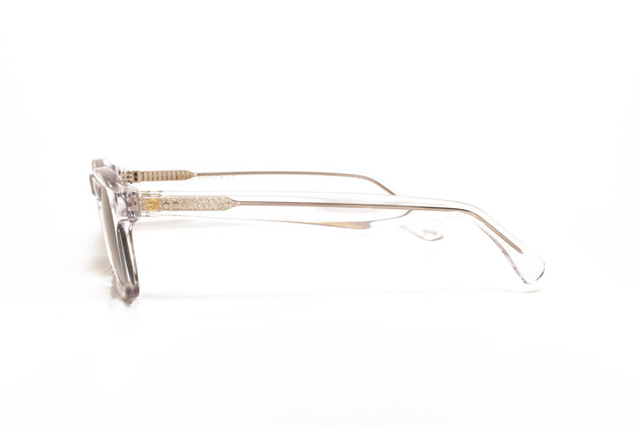 ELIO crystal polarized rectangle sunglasses, side view