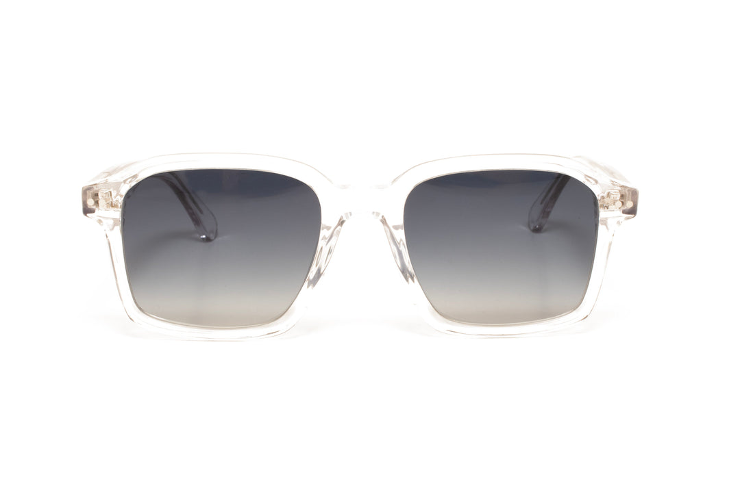 ENZO crystal polarized square sunglasses, front view