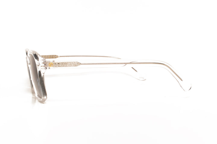 ENZO crystal polarized square sunglasses, side view