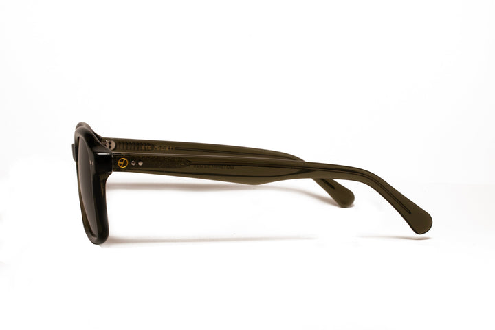 ENZO d.green polarized square sunglasses, side view