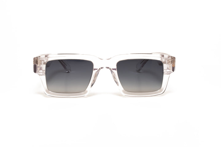 ELLIS crystal polarized rectangle sunglasses, front view