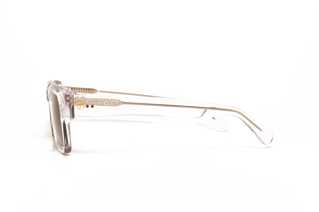 ELLIS crystal polarized rectangle sunglasses, side view