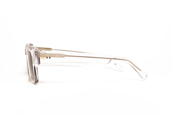 ELLIS crystal polarized rectangle sunglasses, side view