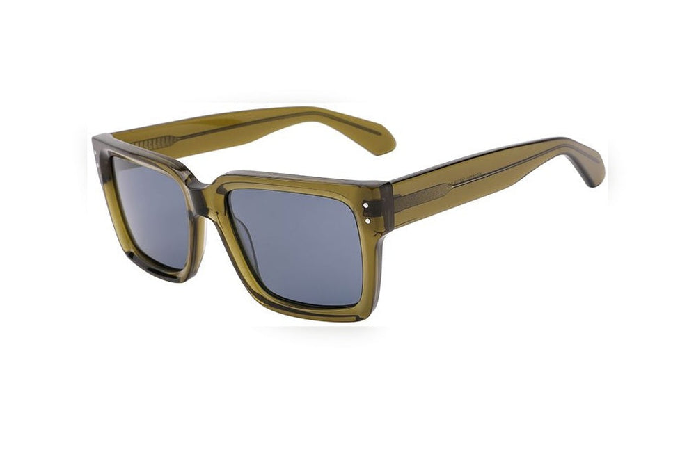 TORIN d.green / grey polarized rectangle sunglasses, top view