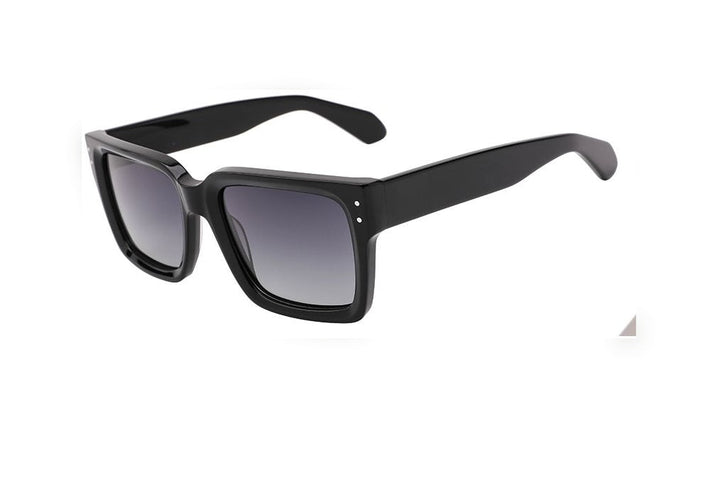 TORIN black / grey polarized rectangle sunglasses, top view
