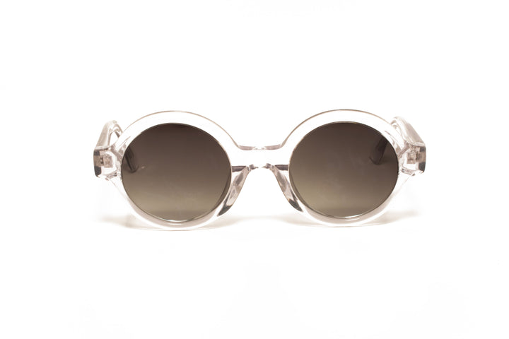 OCEAN crystal polarized round sunglasses, front view