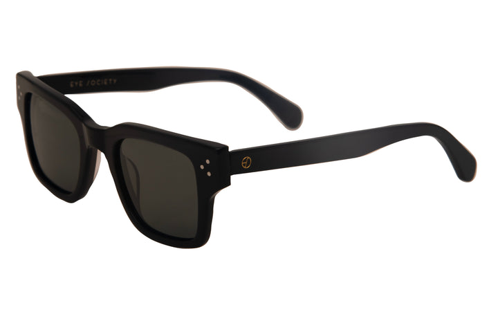 HAVEN black polarized square sunglasses, top view