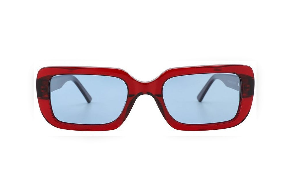 ORIGIN wine polarized rectangle sunglasses, front view