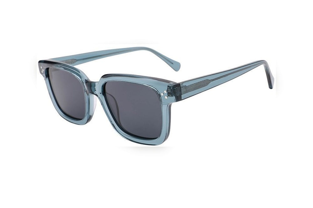 OAKLEY grey polarized rectangle sunglasses, top view