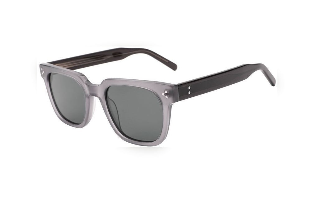 OAK l.grey polarized round sunglasses, top view