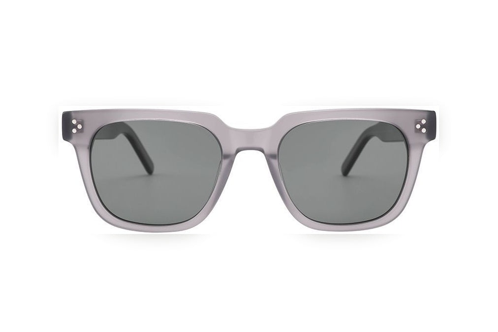 OAK l.grey polarized round sunglasses, front view
