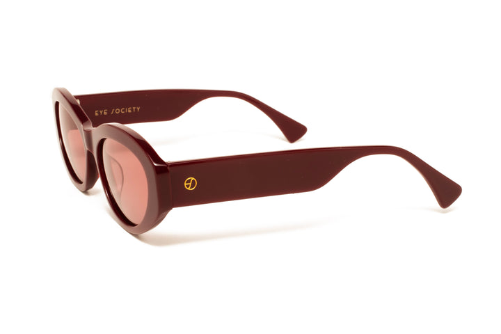 NORA wine polarized oval sunglasses, top view