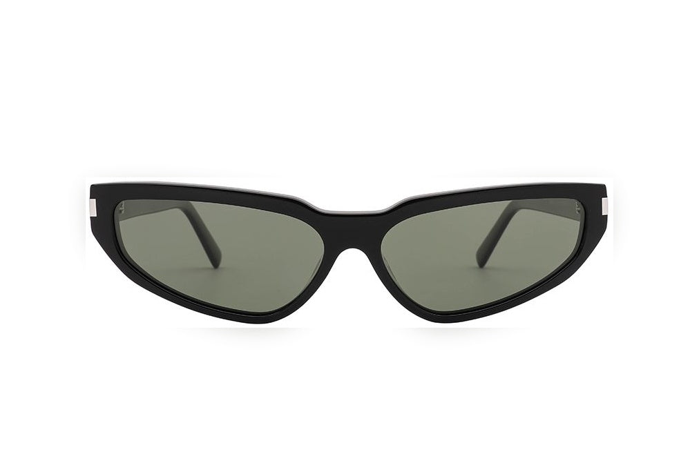 ILANA black / green polarized cat-eye sunglasses, front view