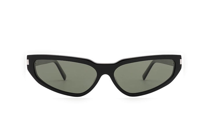 ILANA black / green polarized cat-eye sunglasses, front view